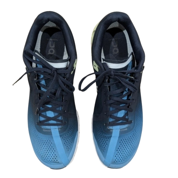 On Cloudflow Men's Running Shoes - Blue/Navy Gradient - Size US 10.5 - Picture 4 of 10